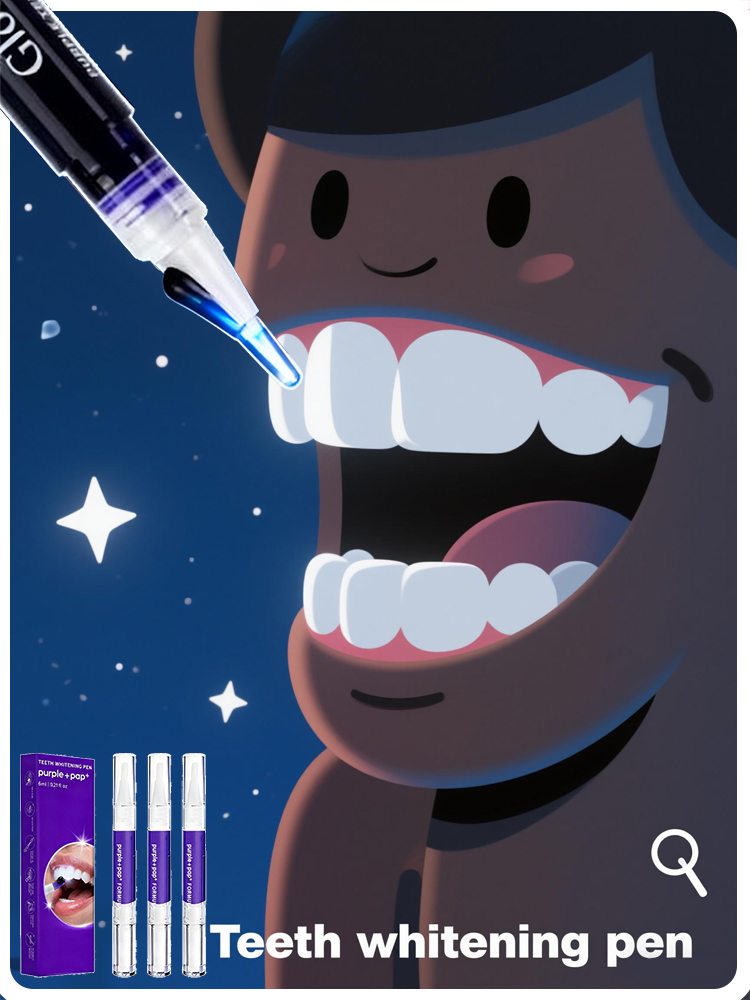 Teeth Whitening Quick - Quickly removes plaque and whitens teeth.