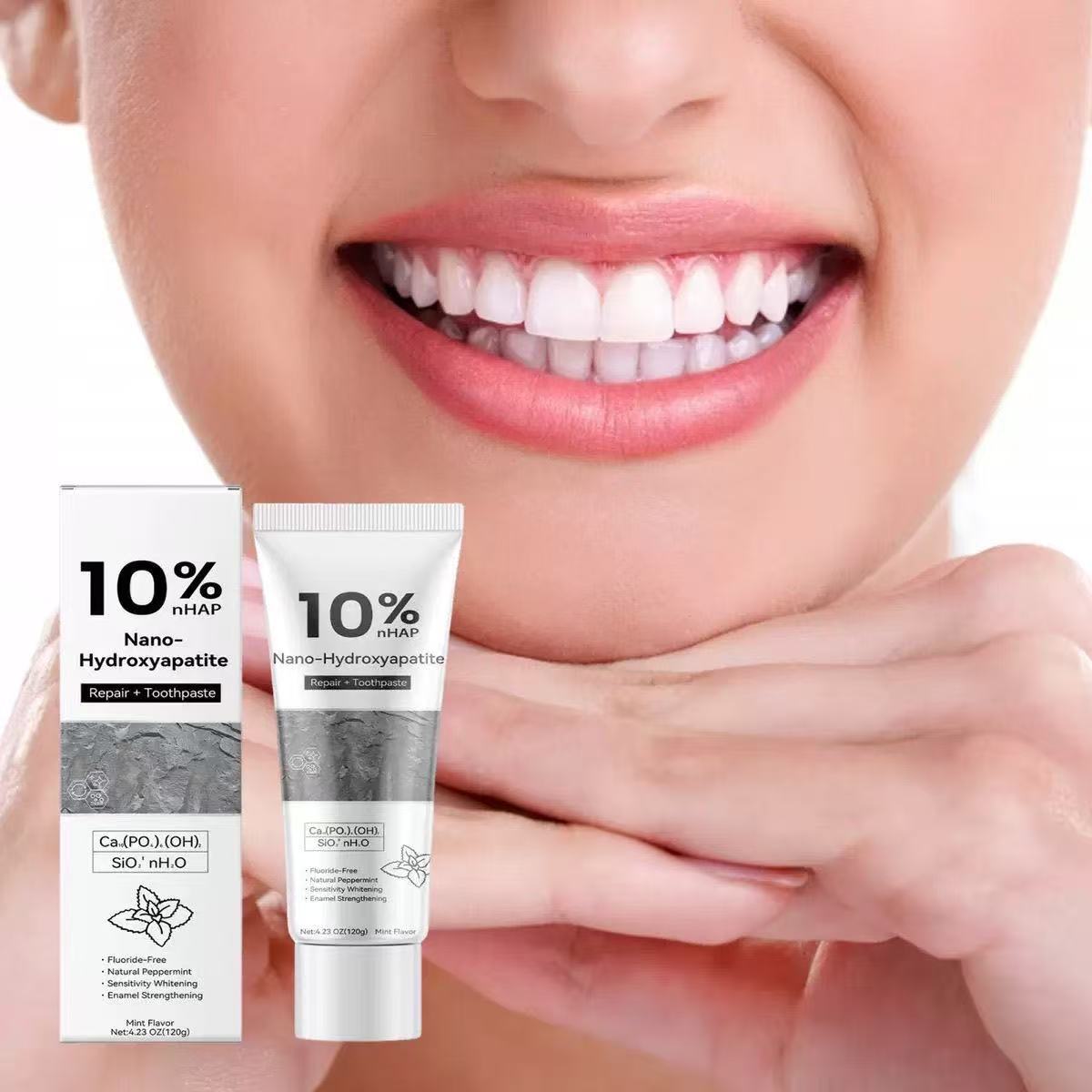 Teeth Whitening Treatment - 10% Nano Hydroxyapatite Whitening & Removing