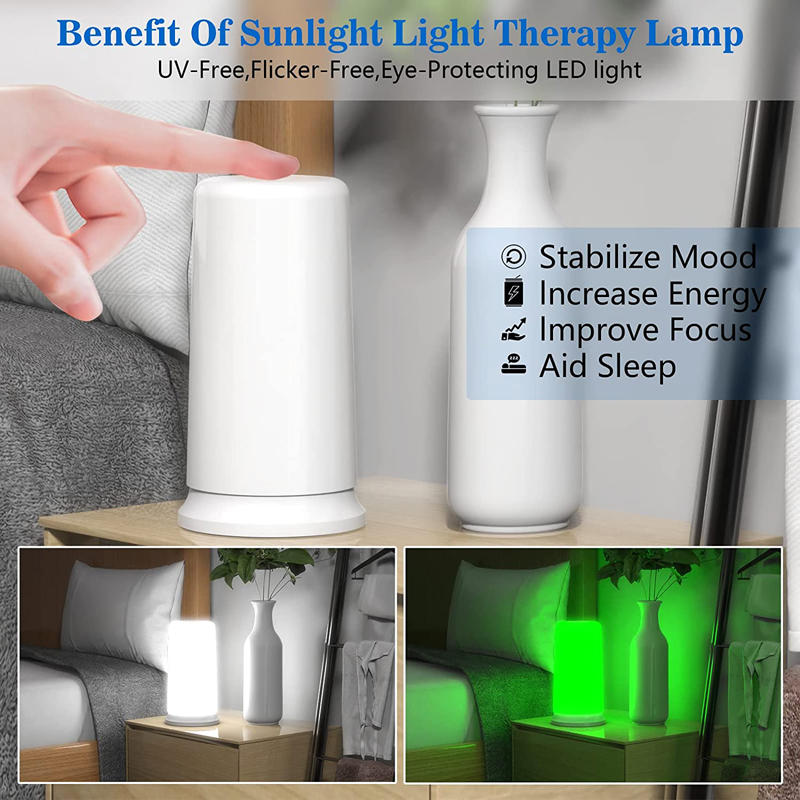SAD Light Therapy Lamp 12000 L - Led Mouth Tray review and price
