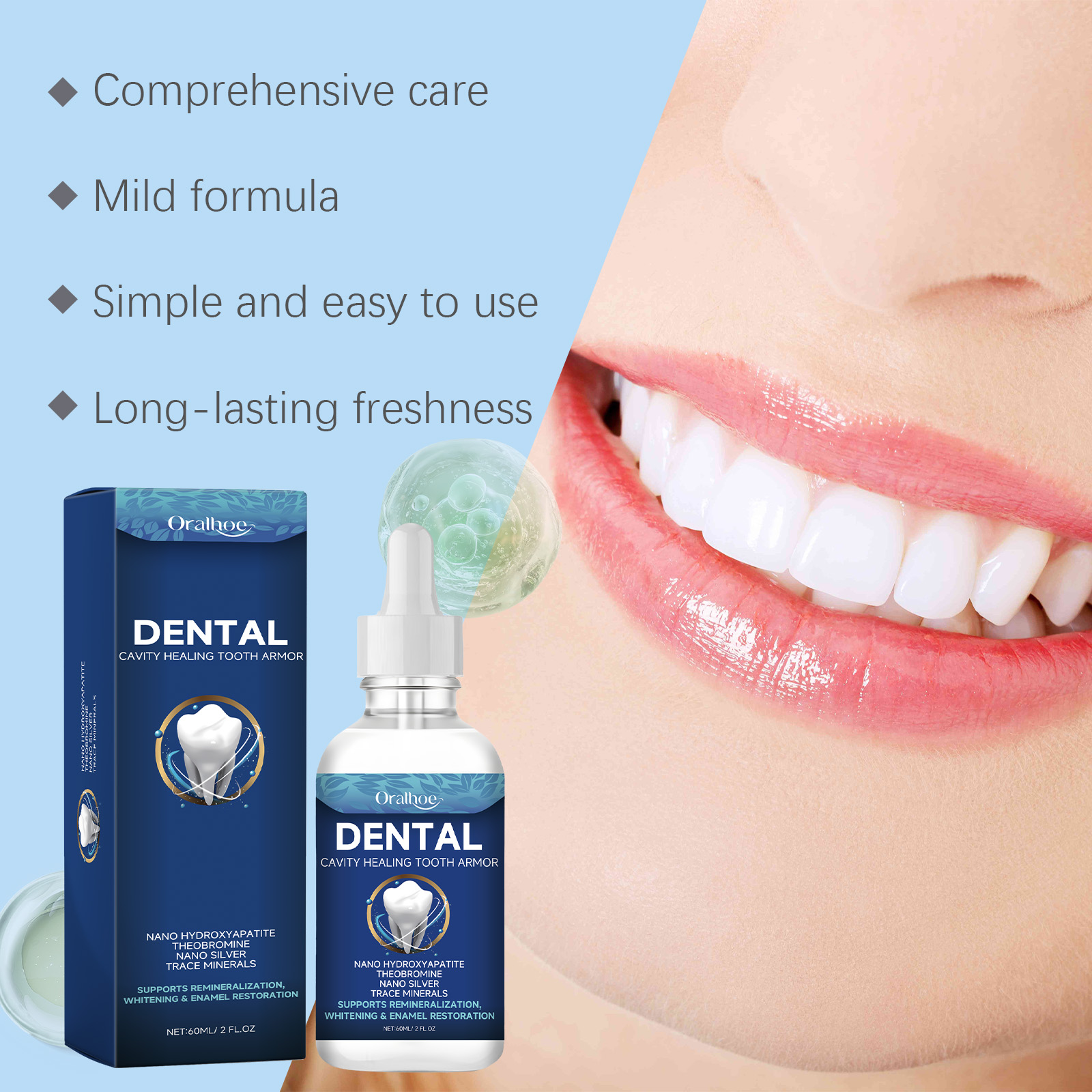Oralhoe Teeth Brighten Serum L - Teeth Whitening Essence review and price