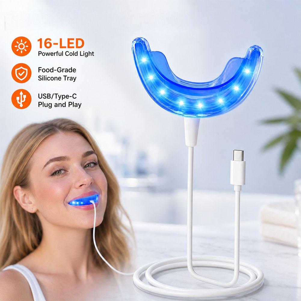 16 Led Teeth Whitening Light T - Led Mouth Tray review and price