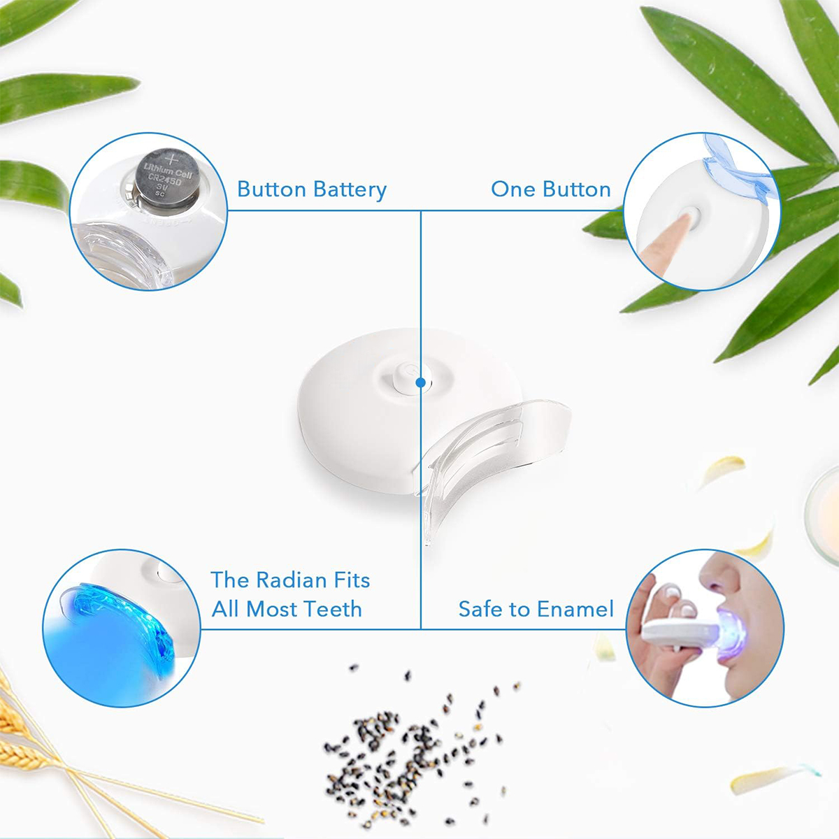 Teeth Whitening Kit - 5X LED L - Teeth Whitening Paste review and price