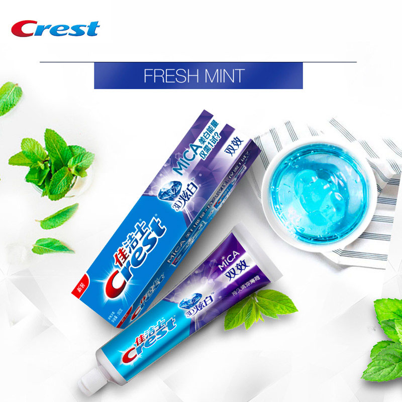 Crest 3D MICA Toothpaste Fluor - Teeth Whitening Paste review and price
