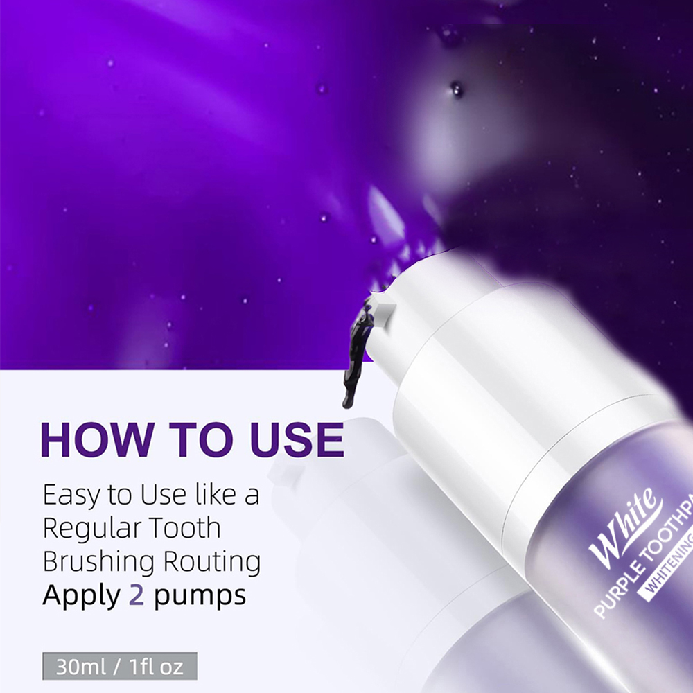 Purple Whitening Toothpaste 30 - Teeth Whitening Treatment review and price