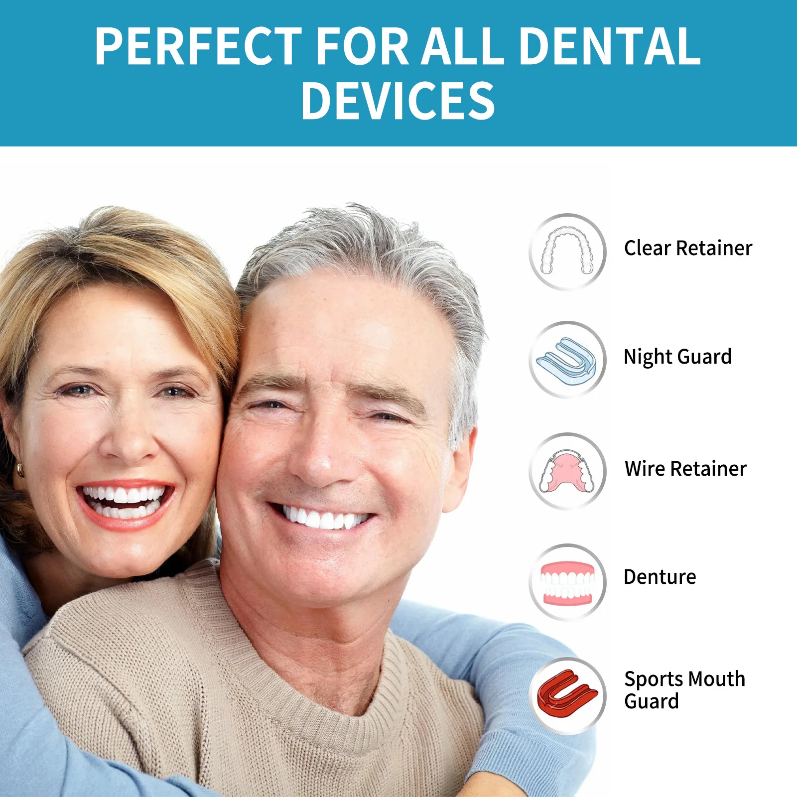 Aligner Denture Cleaner Foam D - Teeth Whitening Treatment review and price