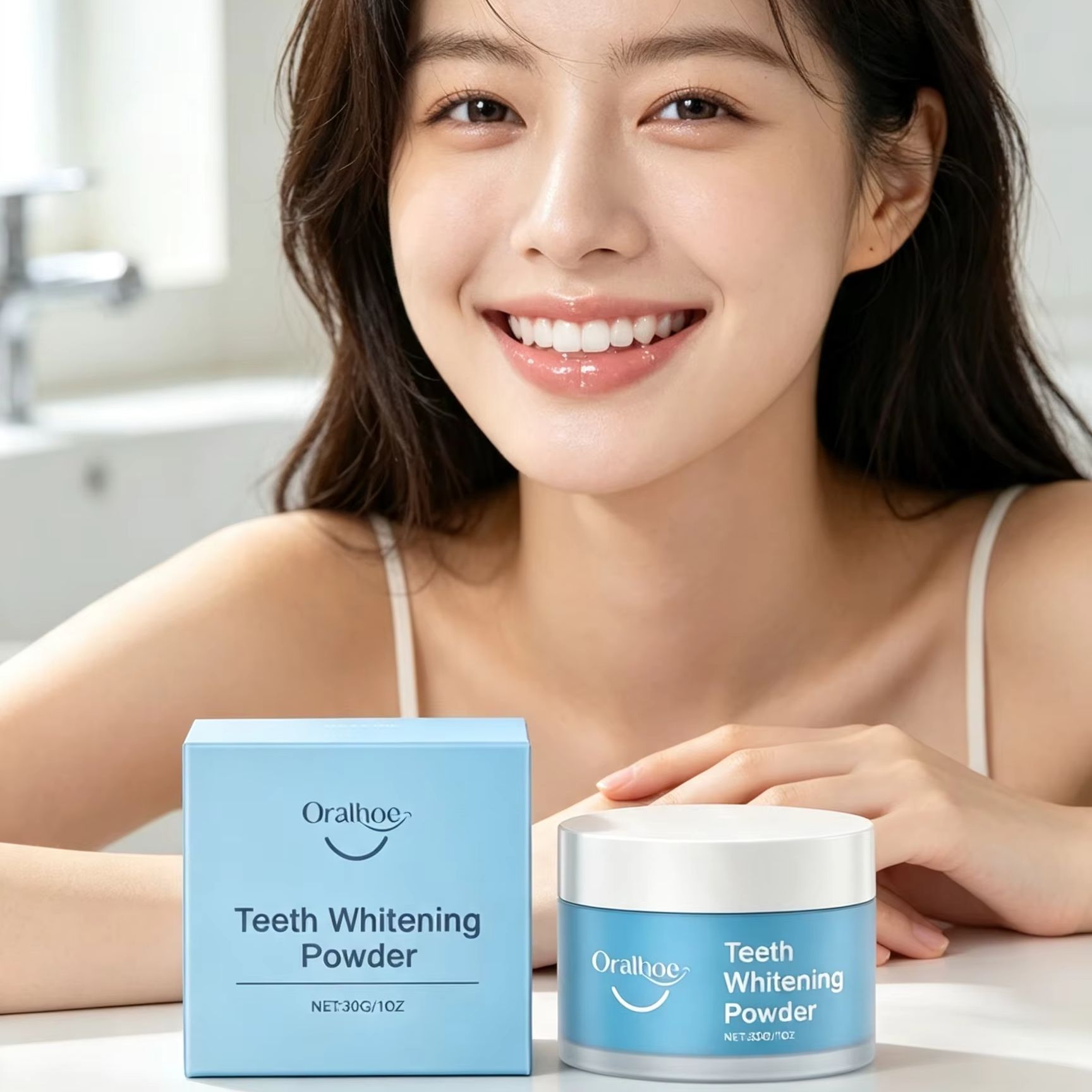 Oralhoe Tooth Powder for Brush - Teeth Whitening From Home review and price