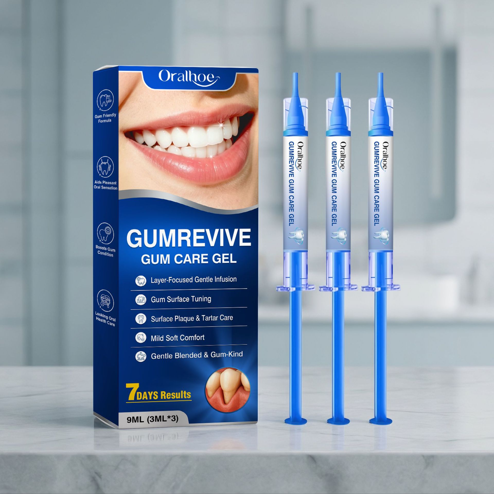 Oral Care Gel 3Pcs Gum Cleanin - Teeth Whitening Paste review and price