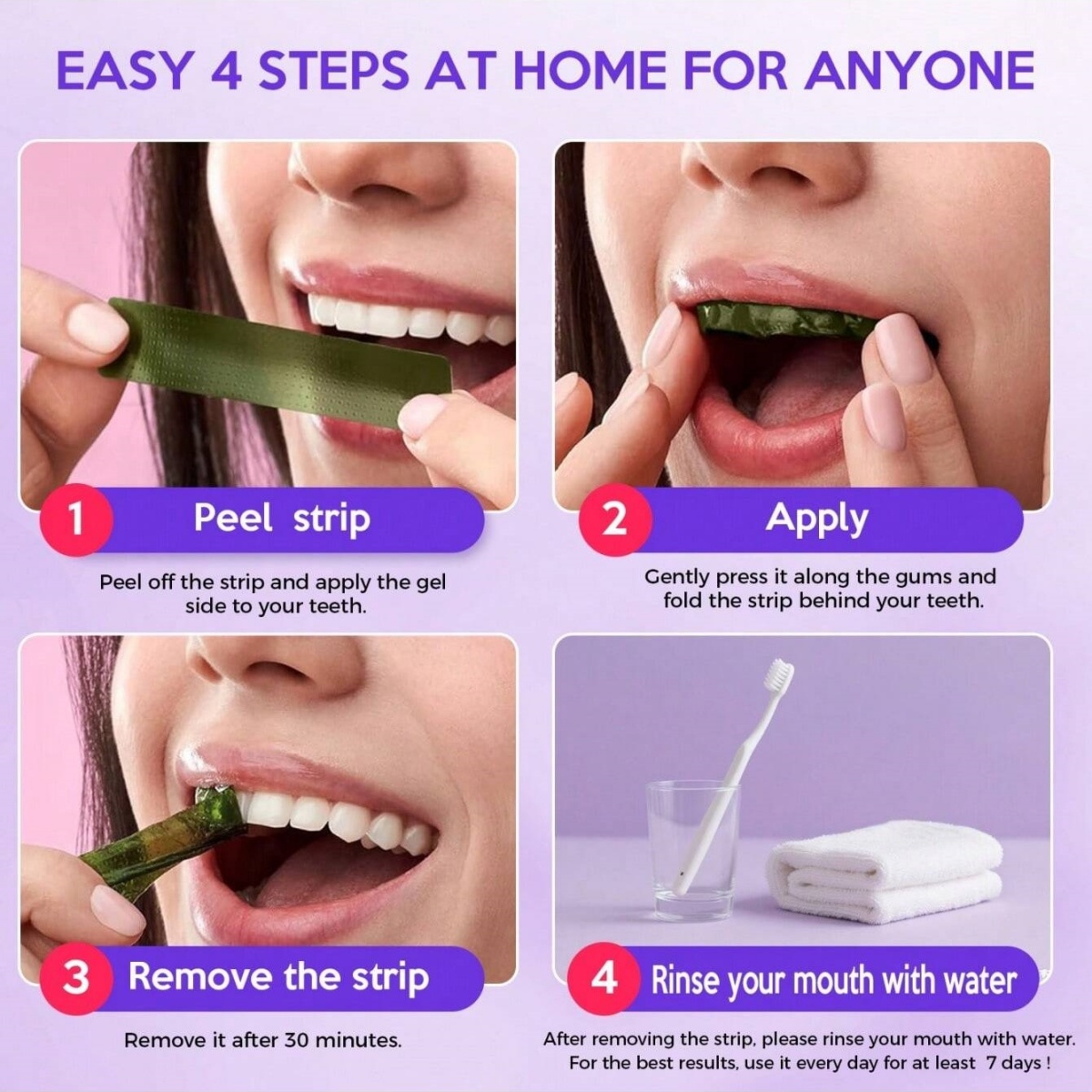 Deluxe Whitening Teeth Sticker - Teeth Whitening Hydrogen Peroxide review and price