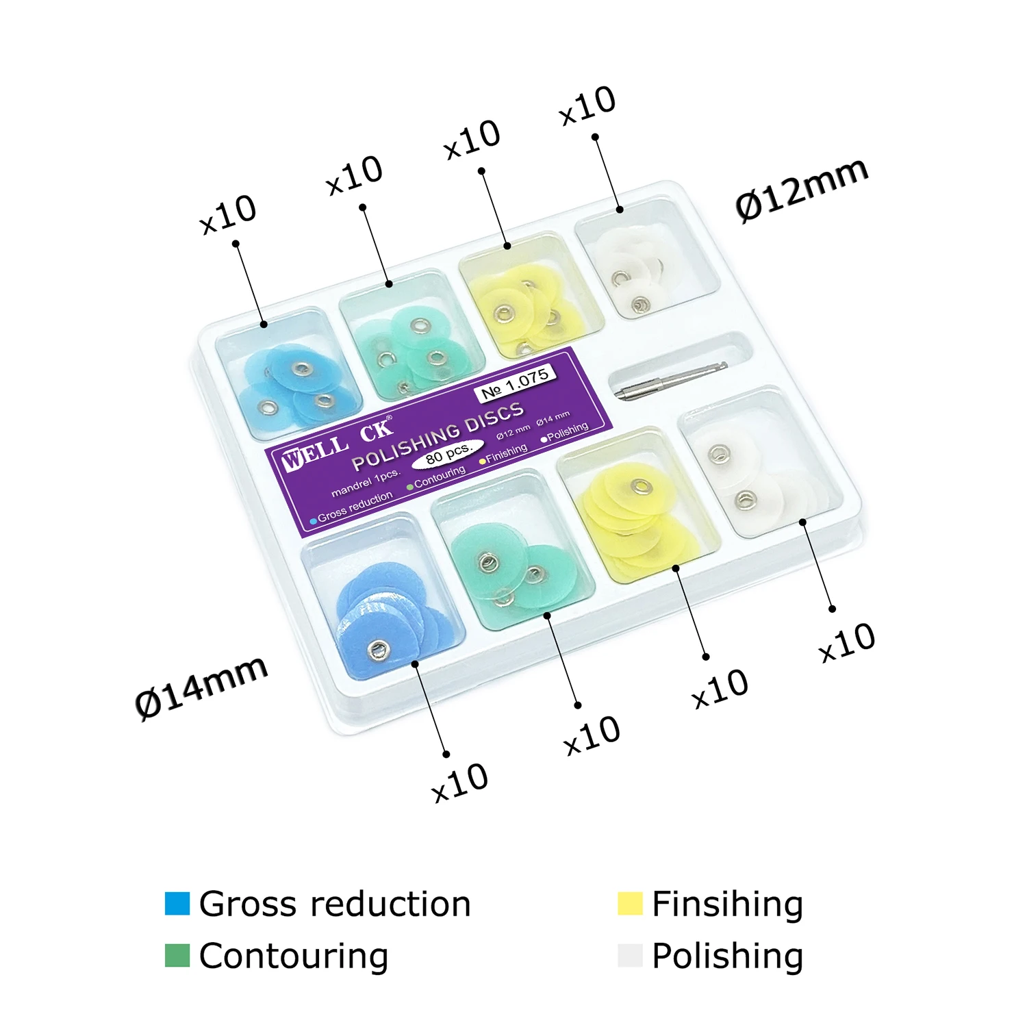 WELLCK Dental Polishing Discs  - Teeth Whitening Home review and price