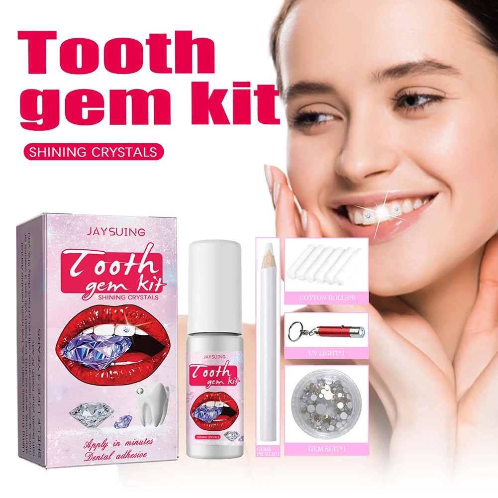 DIY Tooth Gems Kit with Crysta - Teeth Whitening From Home review and price